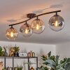 Gastor Taklampa, kullampa Amber, Klart, Rökfärger, 4-ljuskällor