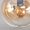 Gastor Taklampa, kullampa Amber, Klart, Rökfärger, 4-ljuskällor