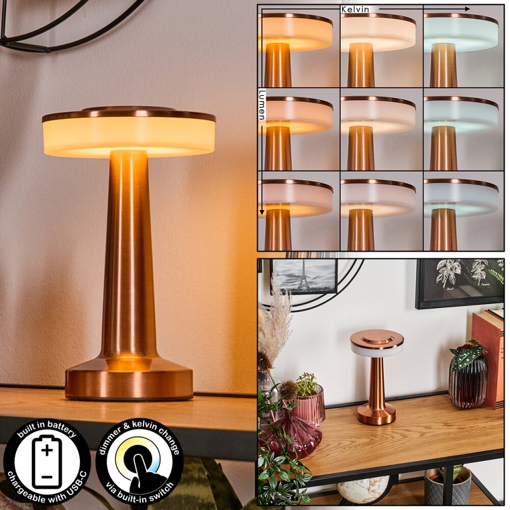 Myrby Bordslampa LED Kopparfärg, 1-ljuskällor main product photo