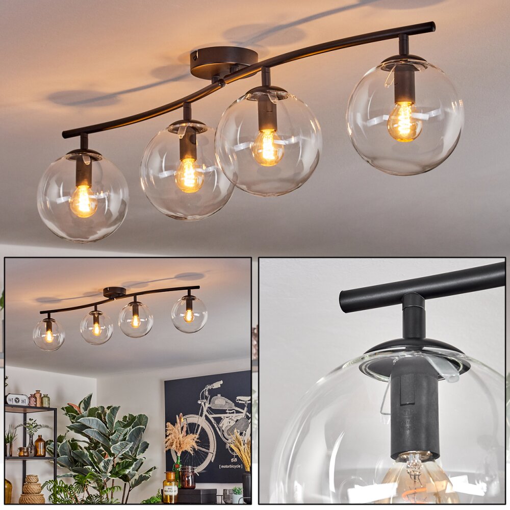 Gastor Taklampa, kullampa Klart, 4-ljuskällor main product photo