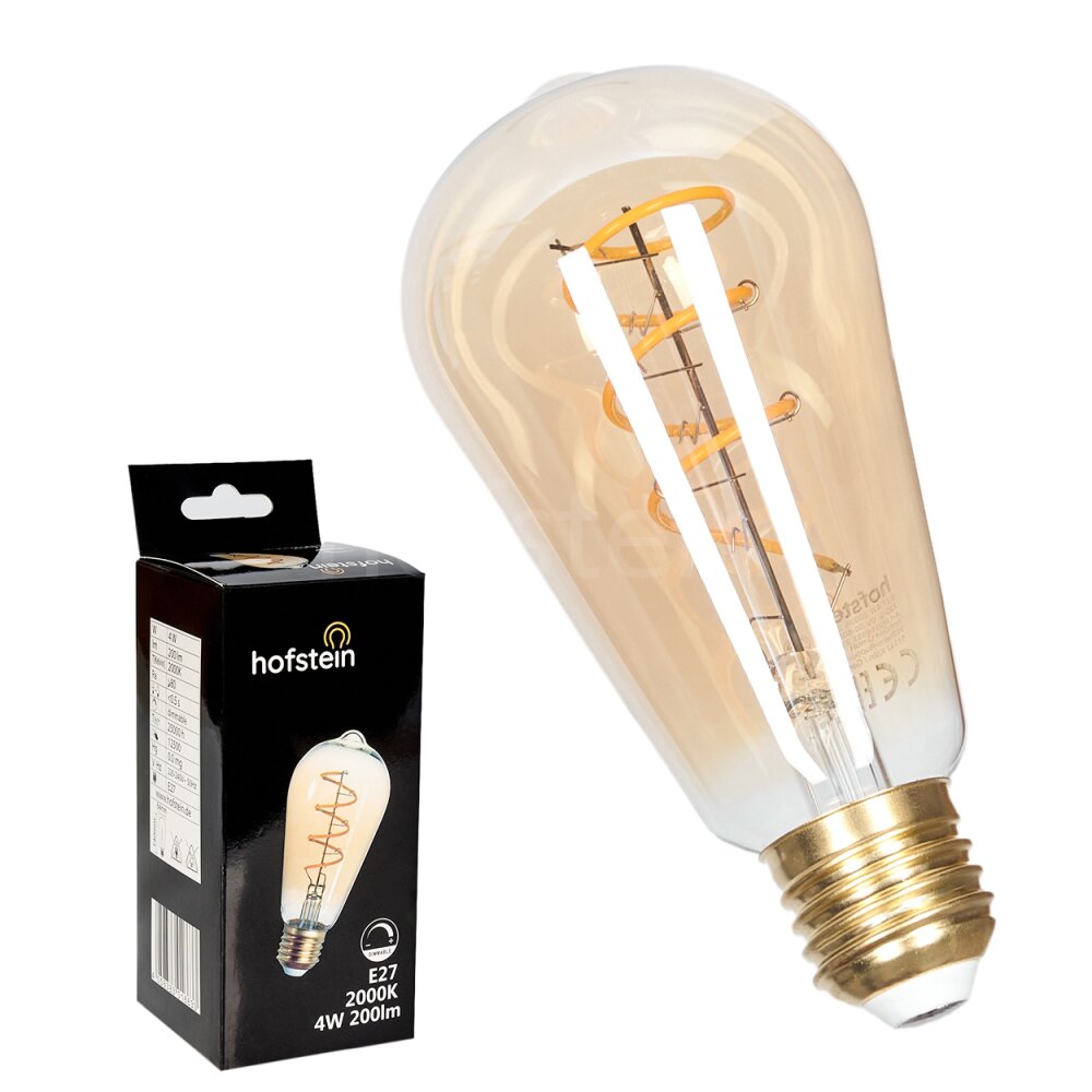 E27 LED 4 Watt varmvit dimbar 200 Lumen main product photo