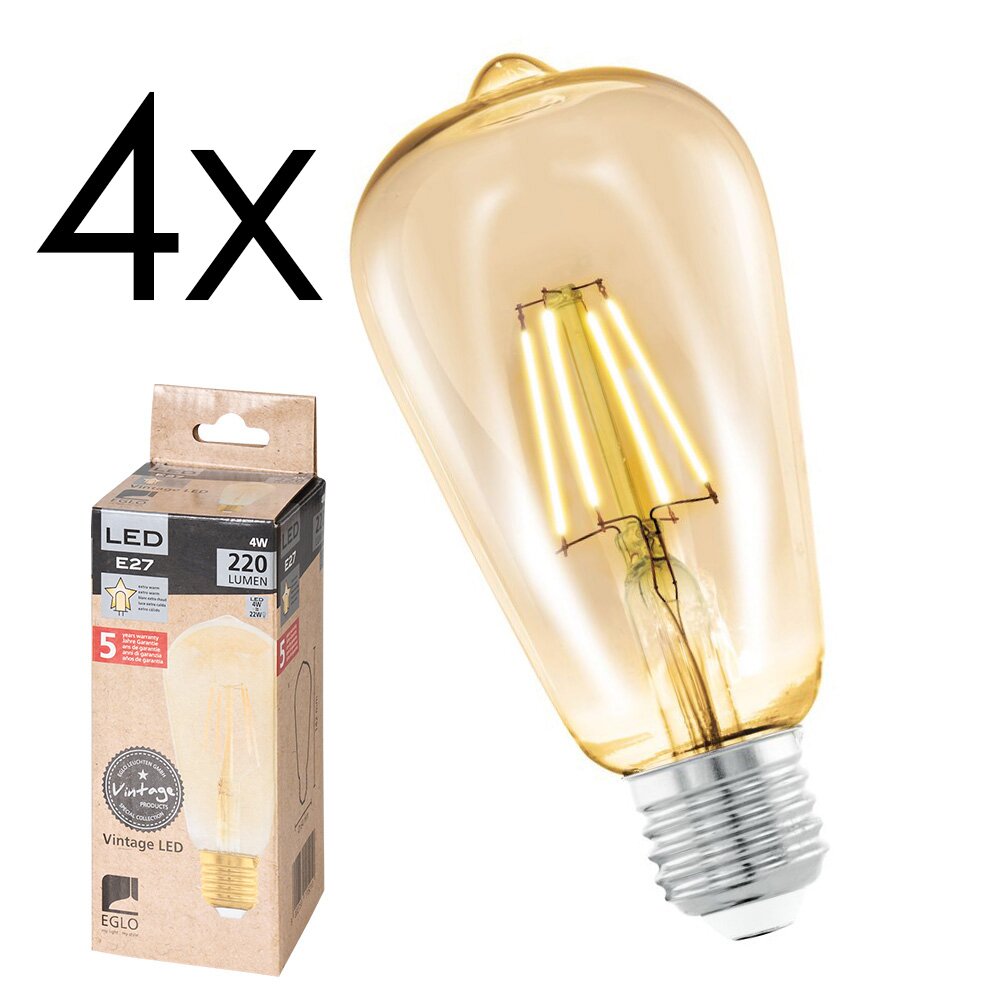 E27 LED 4 Watt varmvit 220 Lumen main product photo