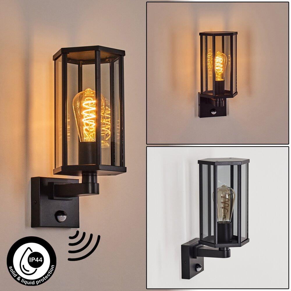 Monfanim vägglampa utomhus Svart, 1-ljuskällor main product photo