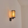 Monfanim vägglampa utomhus Svart, 1-ljuskällor
