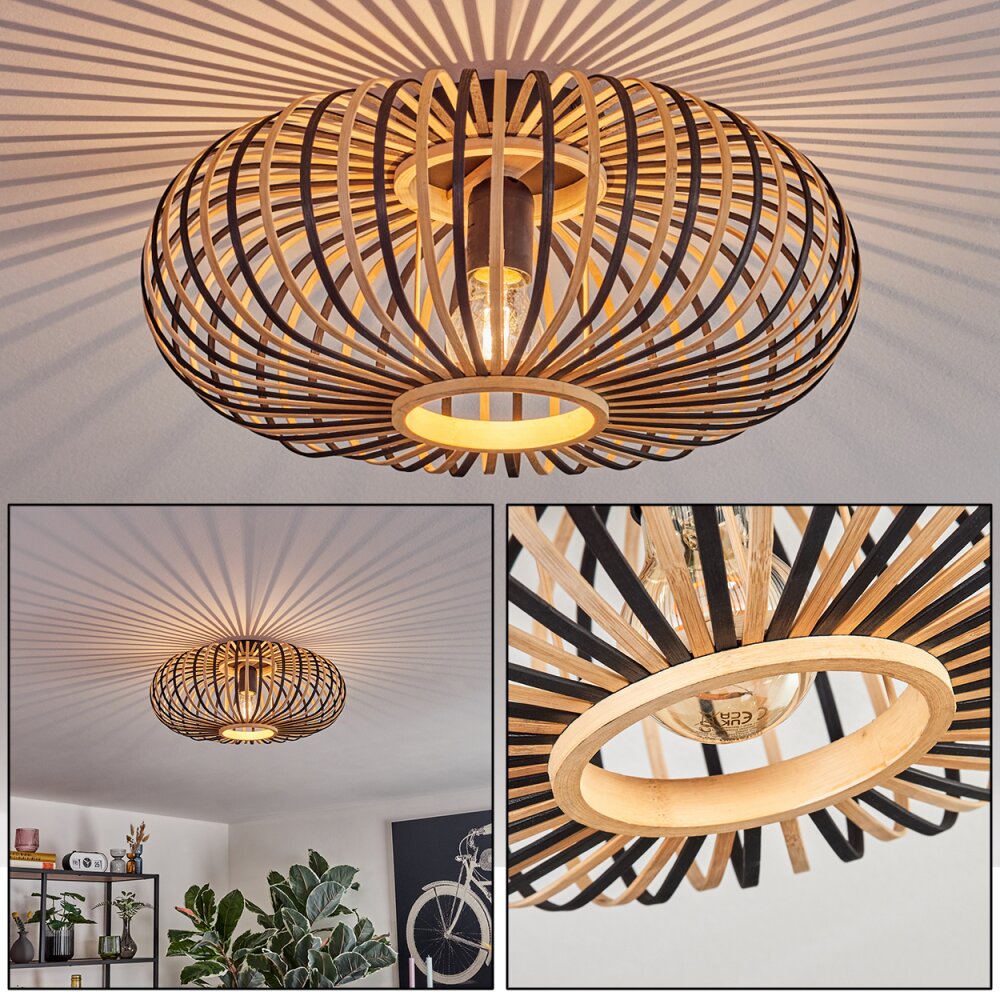 Oravi Taklampa Svart, 1-ljuskällor main product photo