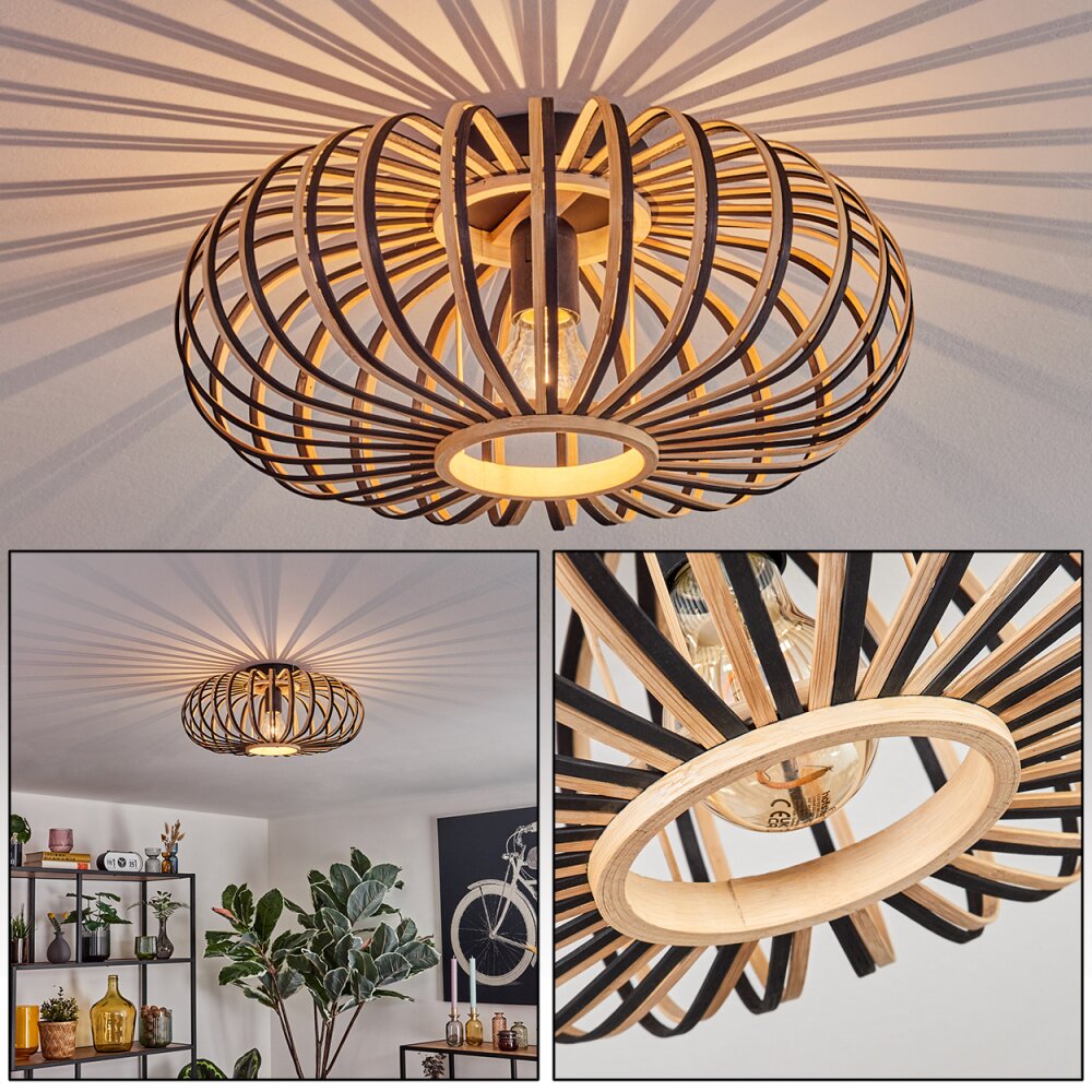 Oravi Taklampa Svart, 1-ljuskällor main product photo