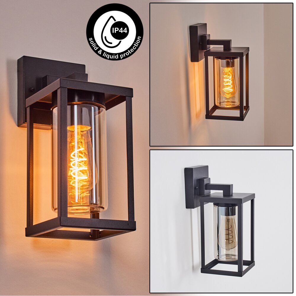 Avete vägglampa utomhus Svart, 1-ljuskällor main product photo