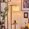 Bassagoda Golvlampa Naturfärger, Svart, 1-ljuskällor