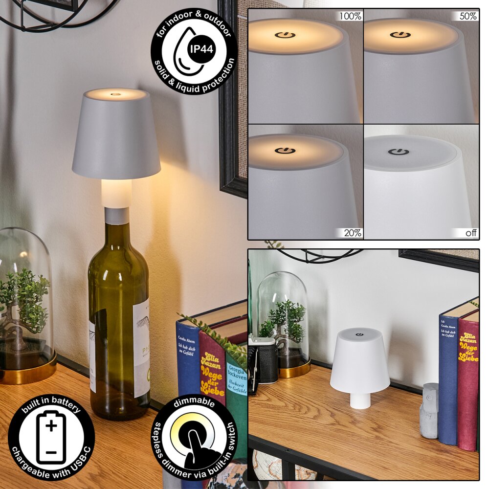 Salgadinho Bordslampa utomhus, Bordslampa LED Vit, 1-ljuskällor main product photo