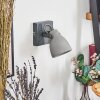 Lomma Vägglampa, Väggspotlight Stål borstat, 1-ljuskällor