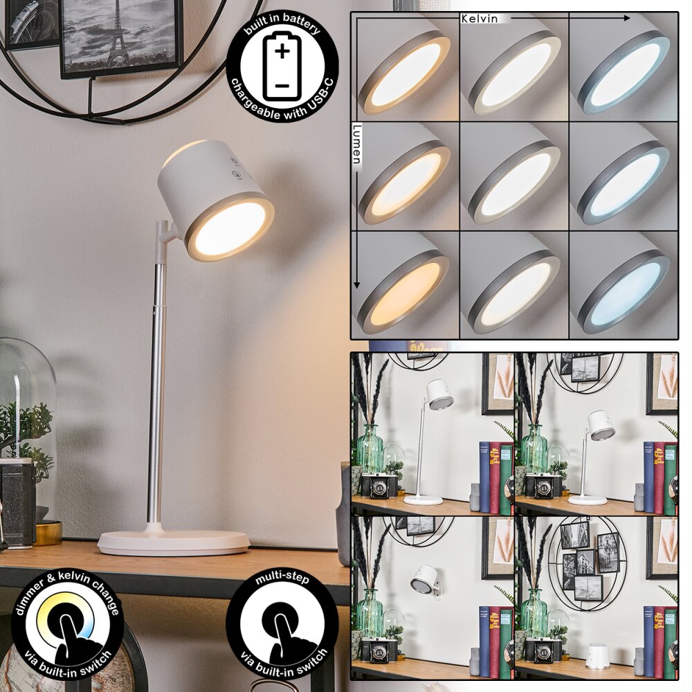 Krumstorp Bordslampa, Vägglampa, Läslampa LED Vit, 1-ljuskällor main product photo