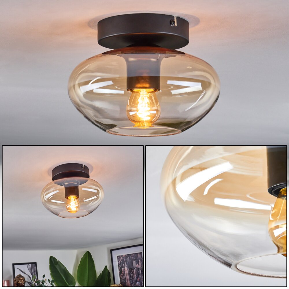 Mertola Taklampa Amber, Klart, 1-ljuskällor main product photo