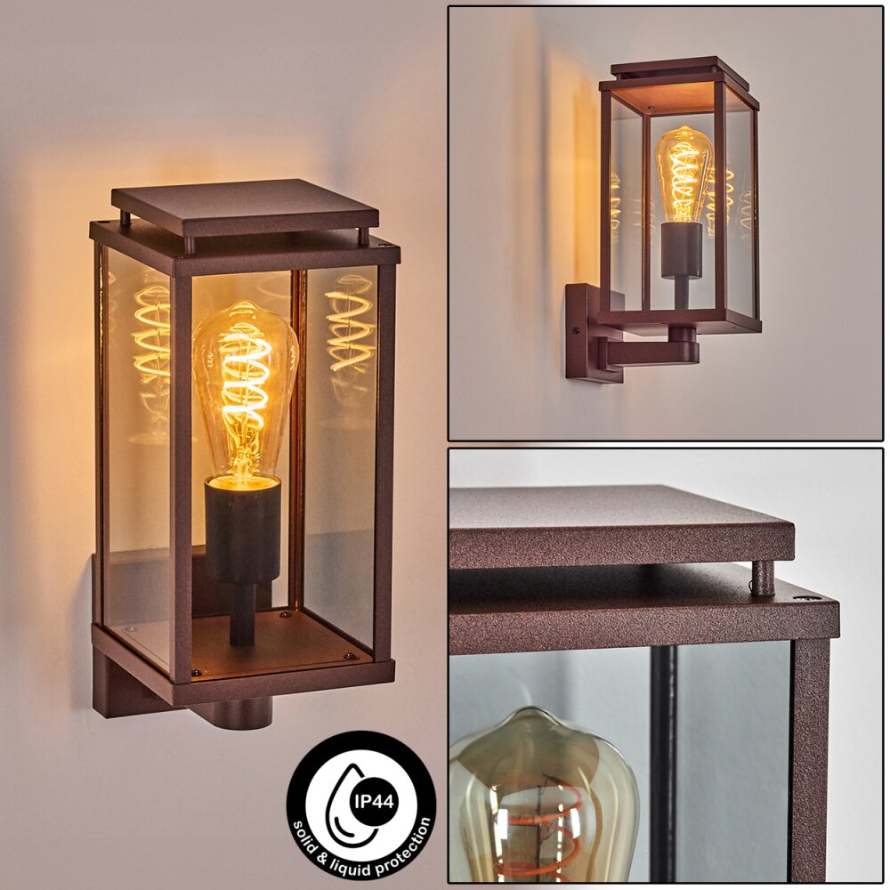 Cadafaes vägglampa utomhus Rostfärger, 1-ljuskällor main product photo