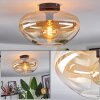 Mertola Taklampa Amber, Klart, 1-ljuskällor