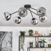 Koyoto Taklampa, kullampa 80 cm Klart, Rökfärger, 6-ljuskällor
