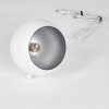 Hajo Bordslampa Silver, Vit, 1-ljuskällor