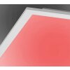 Leuchten Direkt FLAT Taklampa, Panel LED Vit, 1-ljuskällor, Fjärrkontroll, Färgväxlare