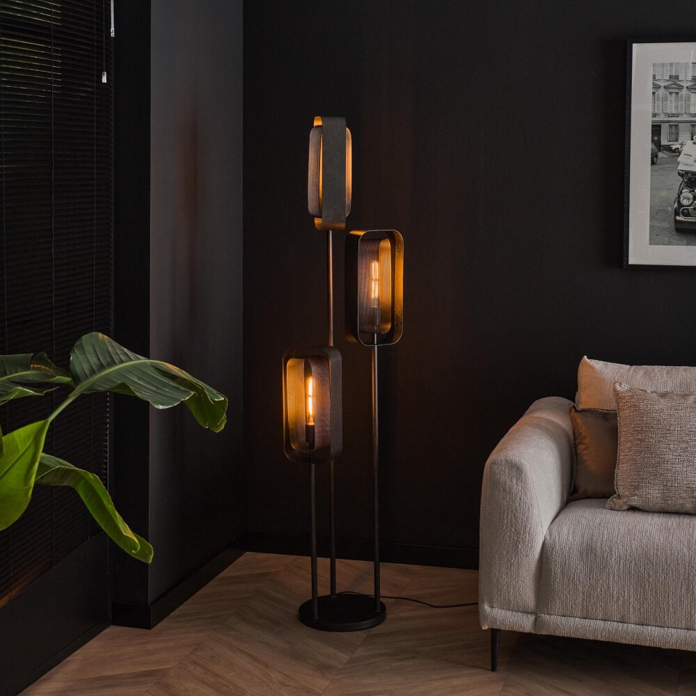 Stehleuchte Golvlampa Antracit, 3-ljuskällor main product photo
