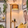 Bassagoda Golvlampa Naturfärger, Svart, 1-ljuskällor