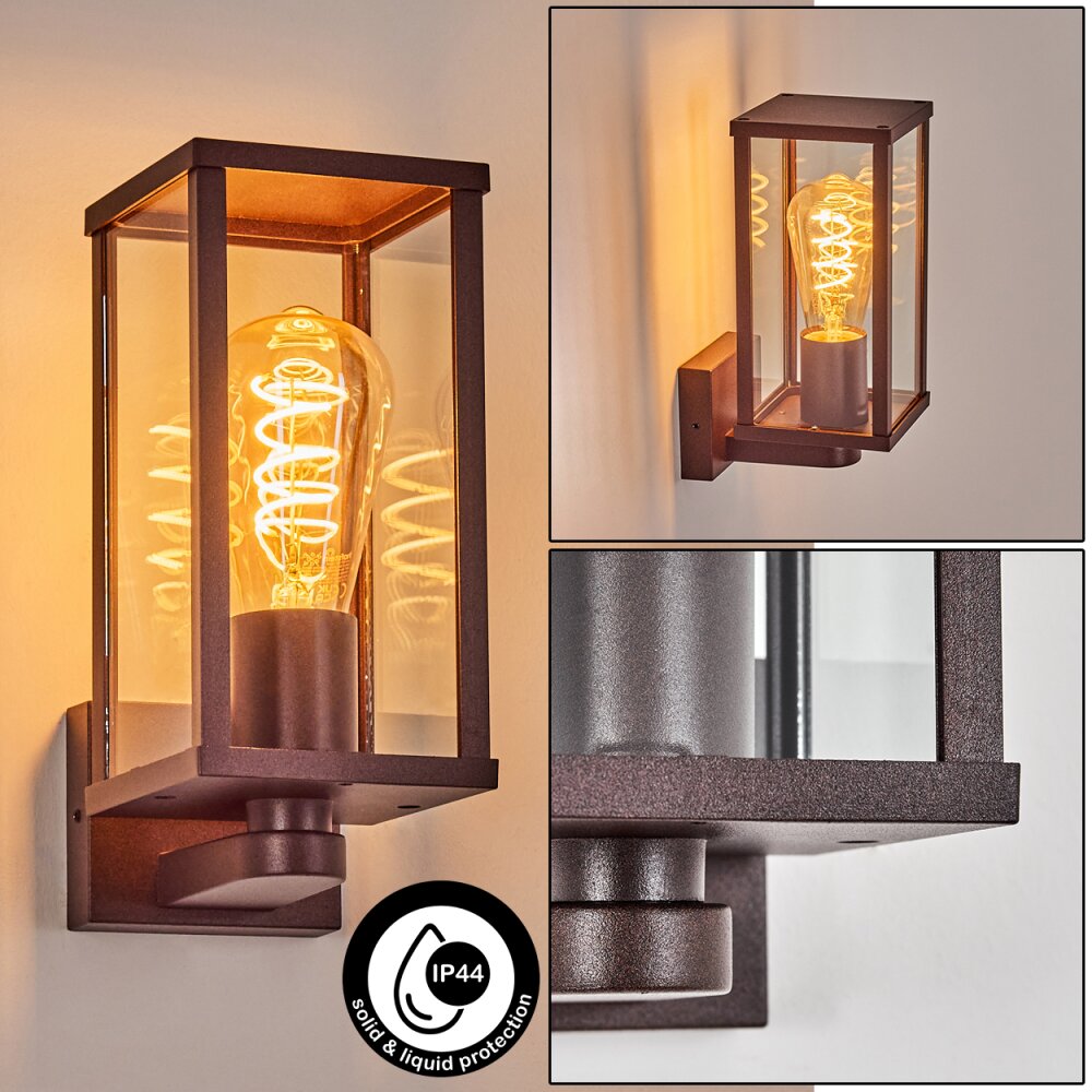 Tourega vägglampa utomhus Rostfärger, 1-ljuskällor main product photo