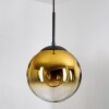 Gastor Pendellampa, kullampa Guld, Klart, 1-ljuskällor