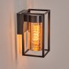 Doninhas vägglampa utomhus Svart, 1-ljuskällor