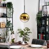 Gastor Pendellampa, kullampa 20 cm Guld, Klart, 1-ljuskällor