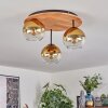 Koyoto Taklampa, kullampa 40 cm Naturfärger, Svart, 3-ljuskällor