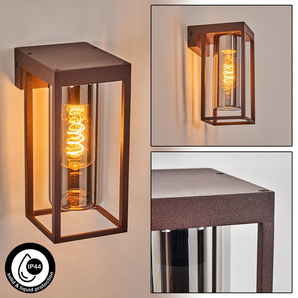 Lagarelhos vägglampa utomhus Rostfärger, 1-ljuskällor main product photo