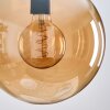 Gastor Pendellampa, kullampa 25 cm Amber, 1-ljuskällor