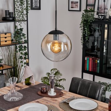 Gastor Pendellampa, kullampa 25 cm Amber, Klart, 1-ljuskällor