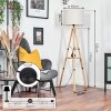 Bassagoda Golvlampa Naturfärger, 1-ljuskällor
