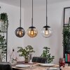 Gastor Pendellampa, kullampa Amber, Klart, Rökfärger, 3-ljuskällor