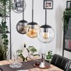 Gastor Pendellampa, kullampa Amber, Klart, Rökfärger, 3-ljuskällor