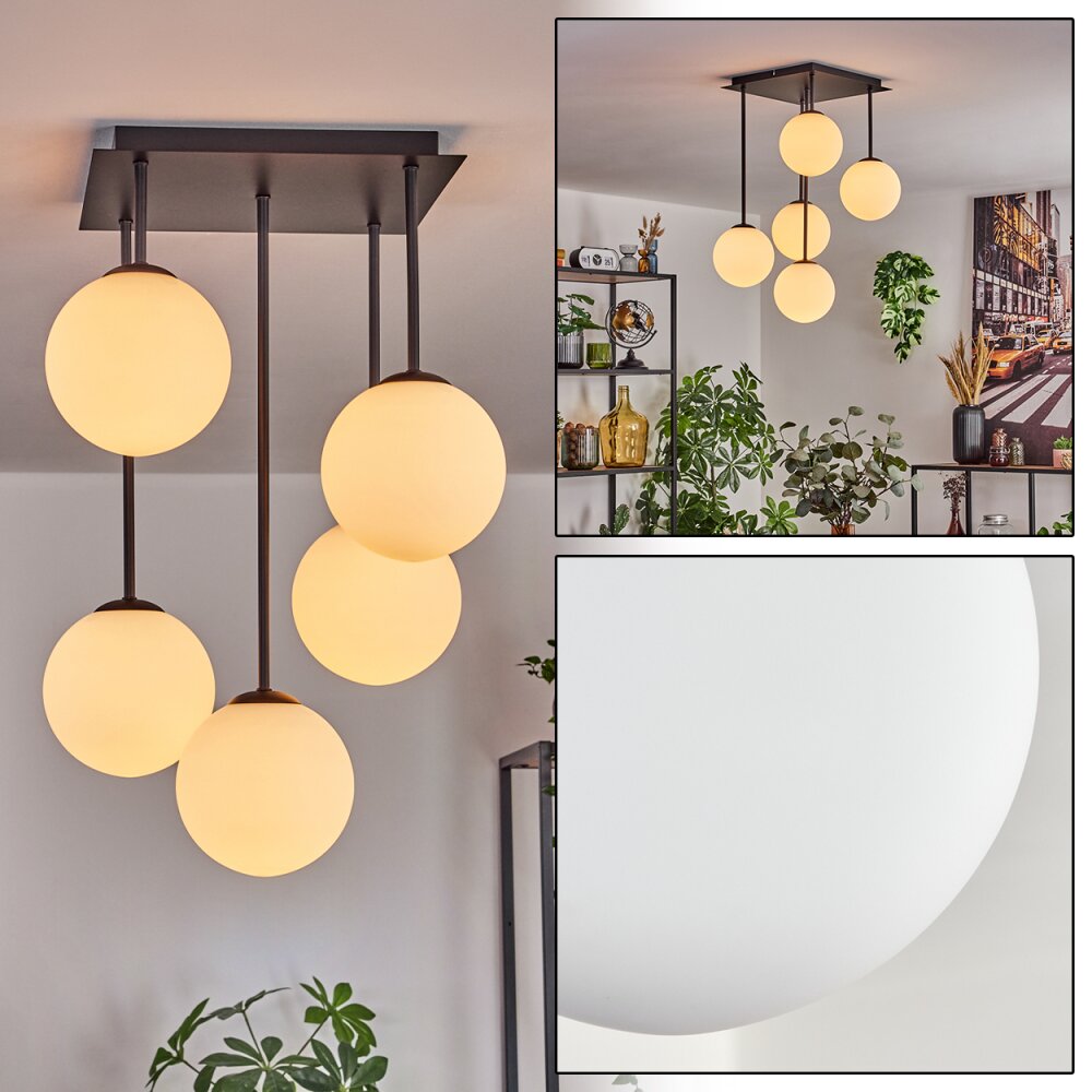 Gastor Taklampa, kullampa Vit, 5-ljuskällor main product photo