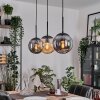 Gastor Pendellampa, kullampa Amber, Klart, Rökfärger, 3-ljuskällor