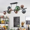 Sacoselo Taklampa, kullampa Svart, 9-ljuskällor