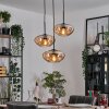 Mertola Pendellampa, kullampa Svart, 3-ljuskällor