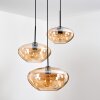 Mertola Pendellampa, kullampa Svart, 3-ljuskällor
