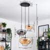 Mertola Pendellampa, kullampa Svart, 3-ljuskällor