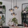 Mertola Pendellampa, kullampa Svart, 3-ljuskällor