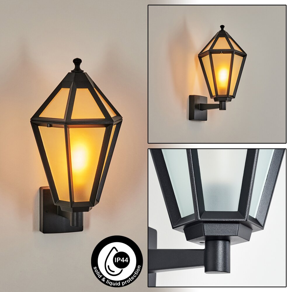 Falfosa vägglampa utomhus Svart, 1-ljuskällor main product photo