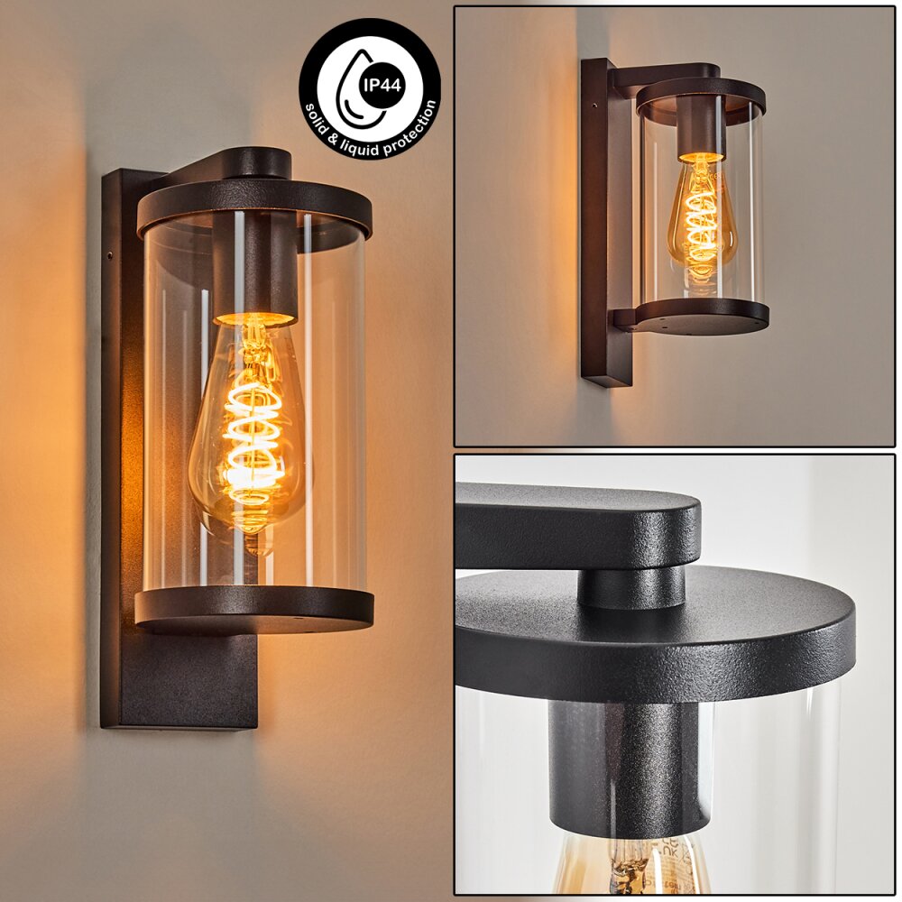 Telhada Utomhusbelysning, vägglampa utomhus Svart, 1-ljuskällor main product photo