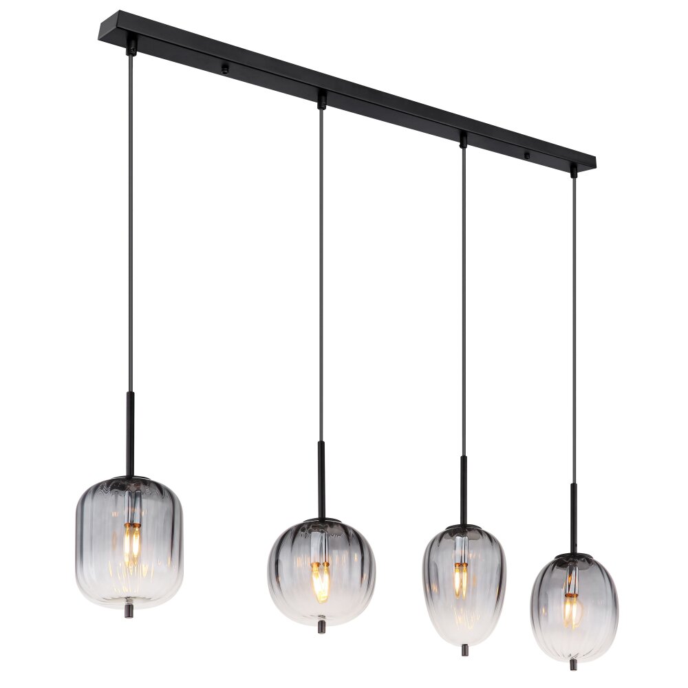 Globo ATTILA Pendellampa Svart, 4-ljuskällor main product photo
