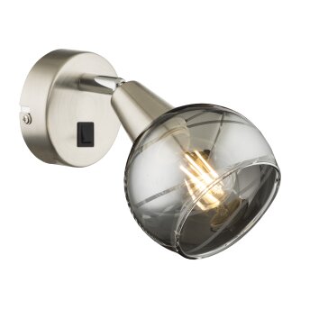 Globo Ball Taklampa Nickel matt, 1-ljuskällor
