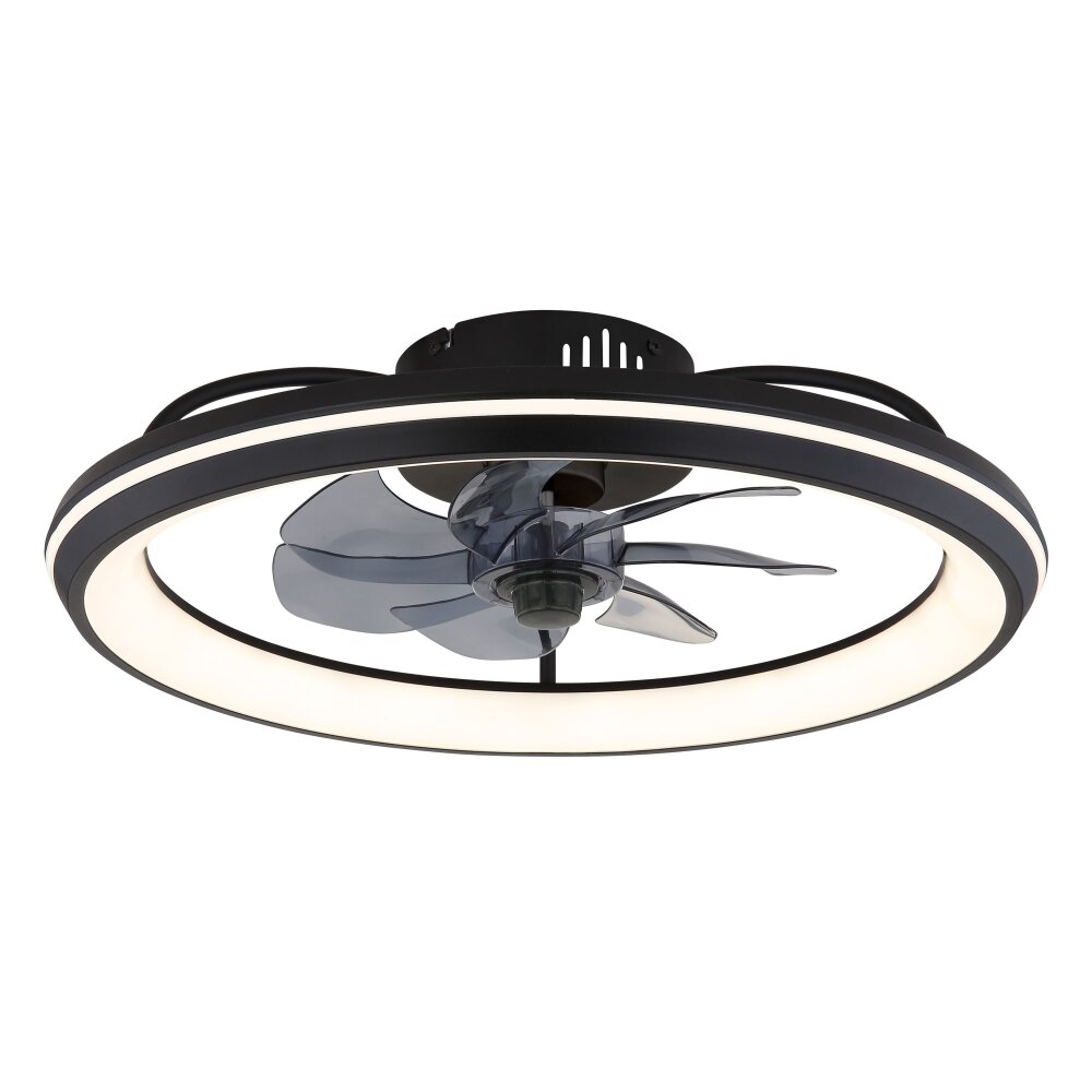 Globo Celeste Takfläkt med belysning LED Svart, 1-ljuskällor, Fjärrkontroll main product photo