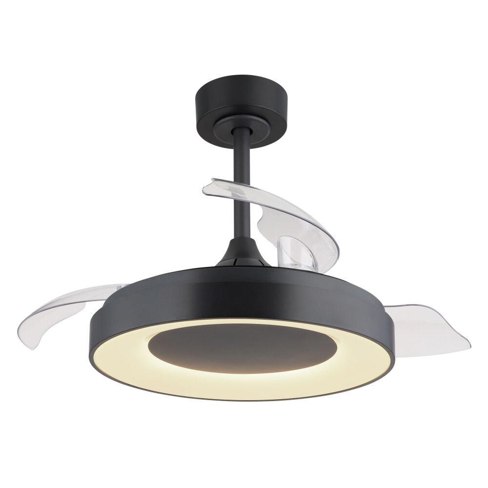 Globo Elina Takfläkt med belysning LED Grått, 1-ljuskällor, Fjärrkontroll, Färgväxlare main product photo