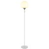 Globo Maxy Golvlampa Krom, Vit, 1-ljuskällor