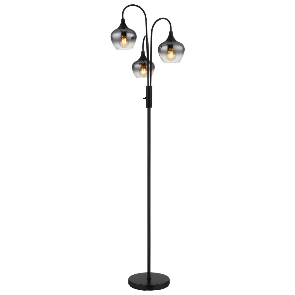 Globo Maxy Golvlampa Svart, 3-ljuskällor main product photo
