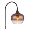 Globo Maxy Golvlampa Krom, Svart, 1-ljuskällor